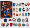 Cute Halloween Male Nurse Advent Calendar HG , Acrylic Ornament Countdown Blind Box Holiday Gift
