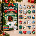 Pharmacist Christmas  HG Advent Calendar 2026 Acrylic Ornament Countdown Blind Box Holiday Gift
