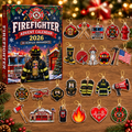 Firefighter Christmas  HG Advent Calendar 2026 Acrylic Ornament Countdown Blind Box Holiday Gift