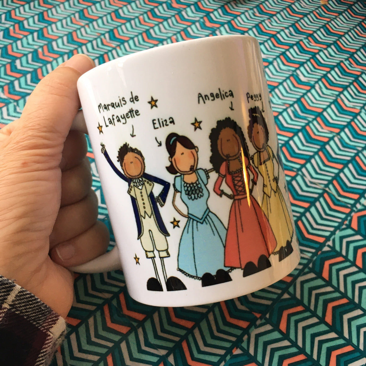 Blackshoe, Hamilton Mug, Hamilton, King George, Schuyler sisters, HamiFan, Hamilton Cup, Hamilton Quote, Hamilton Musical, Lafayette, burr LTN