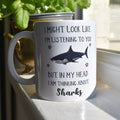 Shark Gift - Shark Mug - Funny Shark Gifts - Shark Lover Gift - Shark Gift Idea - Shark Coffee Cup - Funny Mugs - Fathers Day Gift LTN