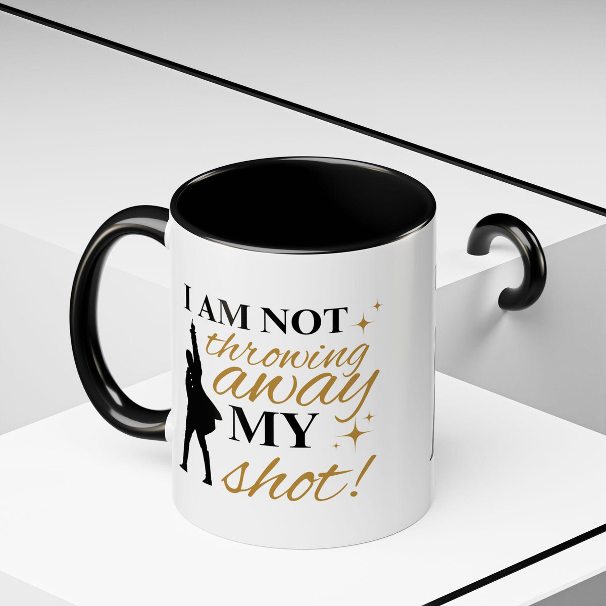 Hamilton The Musical Accent Coffee Mug | Broadway Coffee Mug | Musical Theatre Mug | I Am Not Throwing Away My Shot Mug | Broadway Merch LTN