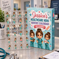 Personalized Healthcare Hero Advent Calendar HG: Custom Photo Nurse Blind Box 24 Charms